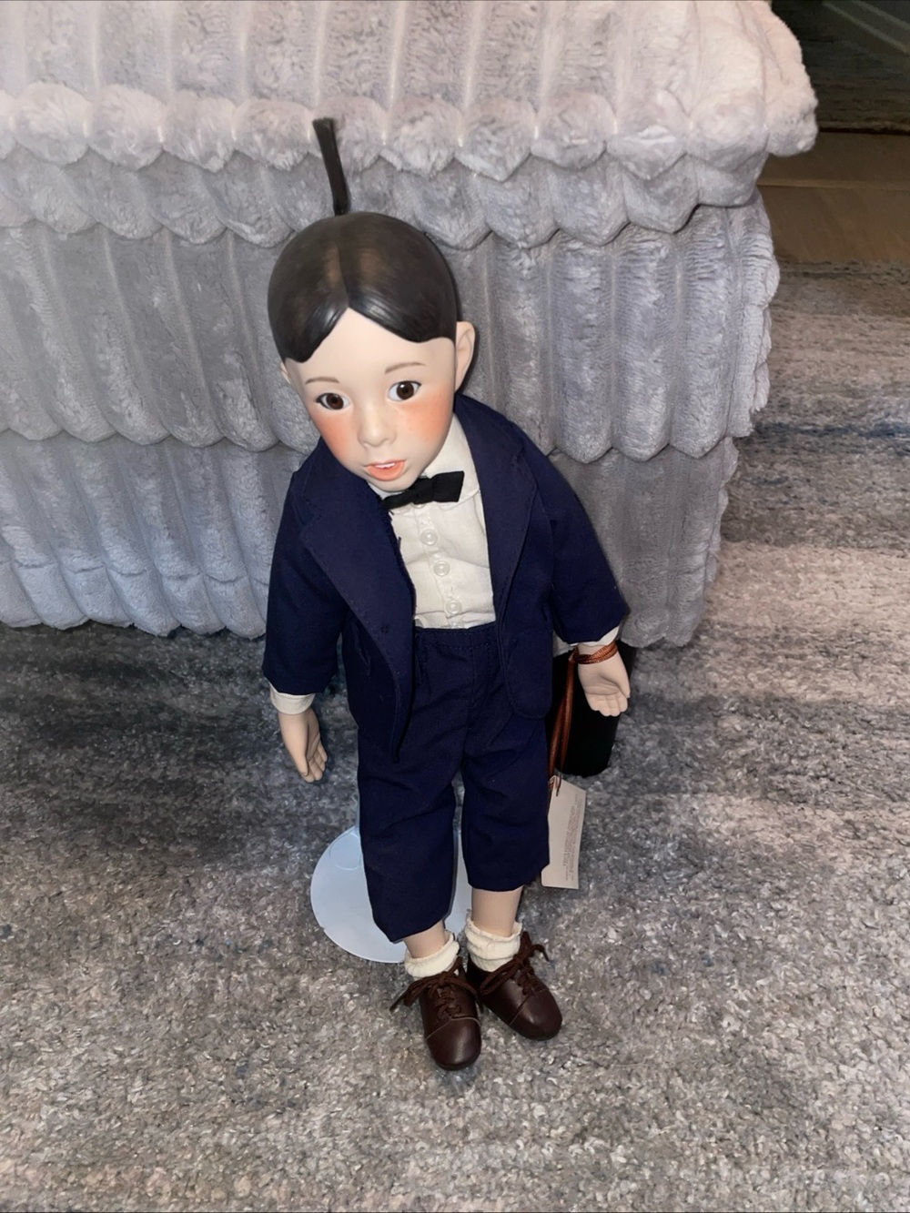 The Hamilton Collection "Alfalfa" Little Rascals. Porcelain Doll Handmade 1993